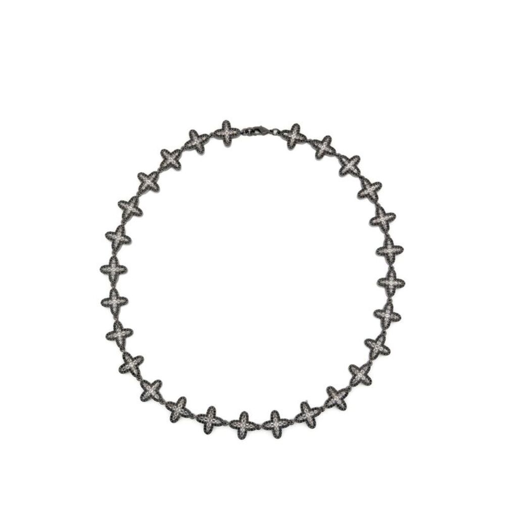Darkai Black Necklaces Men